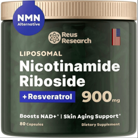 NAD Supplement Alternative, Liposomal Nicotinamide Riboside 900mg, NAD Nicotinamide Riboside Resveratrol, Quercetin